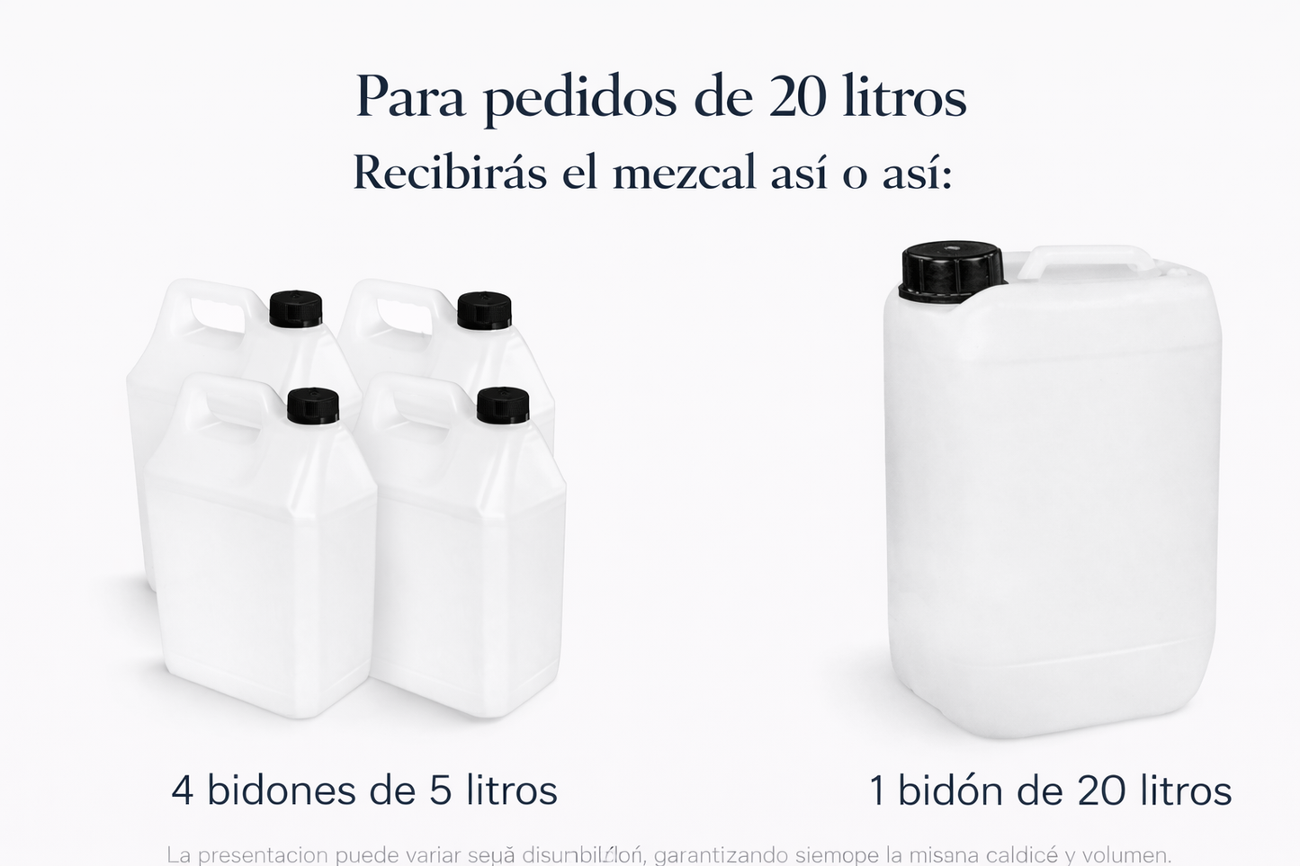 Mezcal Espadín 20 Litros – Artesanal de Oaxaca